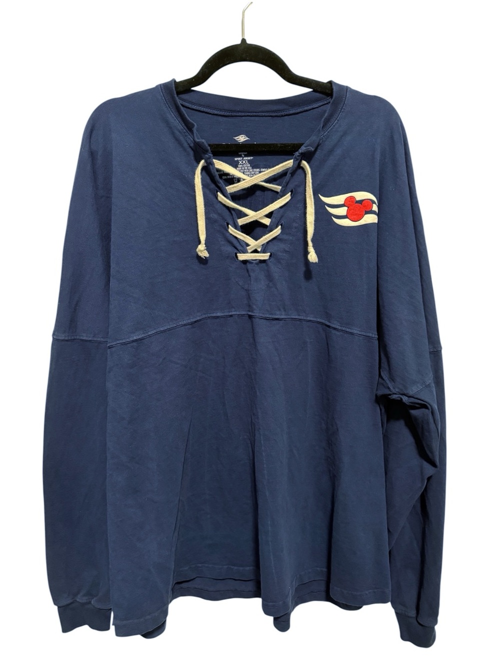 Disney Cruise Line Lace-Up Spirit Jersey Tee